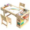 Mesa de brinquedo para crianças Estante infantil Conjunto de mesa e cadeira infantil Mesa de jogos infantil Mesa de atividades para bebês Mesa de desenho infantil