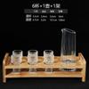Conjunto de taças de vinho branco listradas, taça dispensadora de vinho 10ml especial criativa, pequena taça de vinho, conjunto dispensador de vinho doméstico