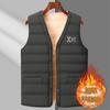 Chaleco Engrosado con Forro Polar de Otoño e Invierno para Hombre, Chaleco Cálido para Hombre de Mediana Edad y Adultos Mayores, Lana de Cordero de Talla Grande, Chaleco para Papá