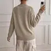 TikTok Otoño Venta Caliente Suéter Estilo Coreano Simple Europeo y Americano Transfronterizo Suéter de Punto Falso de Dos Piezas Medio Botón para Mujer