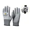Guantes anticorte Nivel 5, mecánicos recubiertos de PU, resistentes a cuchillos, engrosados, resistentes a metales, resistentes al desgaste, transpirables, guantes anticorte de protección laboral