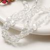 Pendientes, pulseras y collares con agujeros rectos cuadrados de vidrio semitransparente de colores brillantes, joyería DIY, accesorios femeninos al por mayor