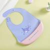 Babeiro Alimentação Silicone Grau Alimentício Impermeável Saco de Arroz Jardim de Infância Comer Sozinho Babeiro à Prova de Vazamento Toalha de Saliva para Bebê