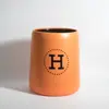 Lixeira moderna simples multicolorida personalizada de fábrica para quarto, banheiro, cozinha, lixeira redonda com padrão criativo