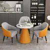 Juego de mesa y silla pequeño y sencillo para hoteles de negocios, áreas de recepción, salones de belleza, salas de exposición y áreas de ocio