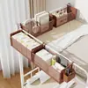 Cesta Pendurada ao Lado da Cama do Dormitório Essenciais para Estudantes Universitários Cama Superior Itens Essenciais Livros Fones de Ouvido Lanches Prateleira de Armazenamento com Painel Perfurado