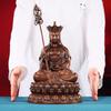 Popular Estátua de Cobre do Bodhisattva Ksitigarbha para Adoração em Casa, Estátua Budista, Ornamento Artesanal, Sentado em Lótus da Montanha Jiuhua