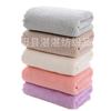 Toalla de vellón coral al por mayor suave absorbente toalla facial absorbente borde cubierto toalla facial para el hogar toalla para pareja entrega de una pieza