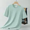 Camisetas de Verano Nuevas de Manga Corta Transfronterizas para Hombres y Mujeres, Disponibles en Múltiples Colores, Tops de Moda, Versátiles, Cómodos y Elásticos, un Superventas