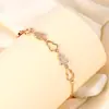Pulseira com Recorte de Cabacinha Cheia de Diamantes Moda de Nicho Ins Design de Alta Qualidade Pequena Pulseira de Cabacinha para Mulheres como Presente para Melhores Amigas