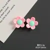 Macaron Flor de Cinco Pétalas Acessórios de Resina Joias DIY Charms para Sapatos Capa de Celular Grampo de Cabelo Infantil Materiais de Decoração