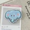 Adesivos de Franja Doces Estilo Animal Macio e Fofo Porco Elefante Velcro Coração Feminino Artefato para Arrumar Fios Soltos Acessório de Cabelo Versátil
