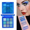Paleta de Sombras Jiugongge Color Tierra Duradera 9 Colores Mate Perlado Negro Oscuro Punk Ahumado Maquillaje Sombras de Ojos recomendar