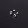 Pendientes Mobius de Plata de Ley S925 para Mujer, Pendientes de Lujo Ligero de Nicho de Gama Alta, Pendientes Versátiles Simples Exquisitos al por Mayor