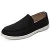 Mocasines casuales slip-on para hombre, nuevos para todas las estaciones, retro y modernos, transpirables, para el commute diario, zapatos de hombre perezoso