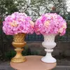 Columna Romana de Plástico Accesorios de Boda Modelo Nuevo Soporte de Exhibición Mesa Plegable para Postres Decoración de Salón de Bodas Soporte para Flores