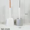 Nuevo Cepillo para Inodoro de Mango Largo con Set de Base, Cepillo para Baño, Cepillo de Limpieza de Acero Inoxidable, Cepillo para Limpiar Inodoros