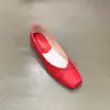 Bailarinas Cuadradas Francesas con Lazo para Mujer 2026 Nuevos Versátiles con Aumento Interno para Viajes Diarios Zapatos de Ballet Suaves
