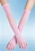 Medias Guantes, Guantes Largos Transparentes de Cinco Dedos Finos Sin Costuras, Ceremoniales, Anti-enganches, Protección Solar, Guantes de Seda Blancos Sexys e Interesantes