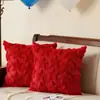 Funda de Almohada Transfronteriza Estilo Nuevo con Felpa en Forma de Estrella Cojín 3D para Sofá de Sala, Cojín Decorativo Navideño Venta al por Mayor