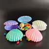 Comercio exterior suministro tamaño pequeño color perla concha plástico caja de embalaje adornos exquisitos joyería dulces caja de plástico