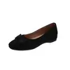 Zapatos de tacón alto suaves y poco profundos de estilo francés para mujer, nuevos zapatos de noche de otoño 2026 para combinar con faldas, zapatos de ballet Mary Jane