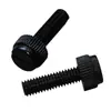 Tornillo de Plástico Negro Moleteado Ranurado de Nylon Tornillo de Mano Negro M3 M4 M5M6M8 Tornillo de Alta Resistencia