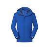 Chaqueta de trabajo con logotipo impreso personalizado, ropa de trabajo de invierno para exteriores, chaqueta tres en uno gruesa y desmontable para hombres y mujeres