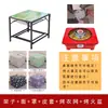 Ensamblaje Calefactor Plegable Mesa de Fuego de Acero Inoxidable Estufa Eléctrica Mesa de Comedor Cuadrada Calefactora Parrilla de Fuego para el Hogar Forma Cuadrada
