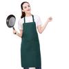 Delantal Publicitario de Color Sólido para Cocina Casera, Restaurante de Comida Rápida, Tienda de Regalos, Delantal de Trabajo Anti-Suciedad de Cuerpo Completo con Impresión Personalizada