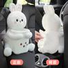Caja de Pañuelos para Coche Bote de Basura Dos en Uno Creativo Lindo Caja de Reposabrazos Caja de Papel Multifuncional Suministros para Interior de Coche
