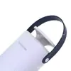 Fabricantes producen asa de cuero PU con caja de regalo de audio a medias, bolsa con correa de brazo de cuero a medias, correa de asa de cuero portátil