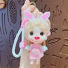 Muñeca Lori de Dibujos Animados Llavero de Muñeca para Bolso Colgante Muñeca Linda Pareja Peluche Llavero Colgante Regalo