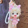 Chaveiro Pingente de Boneca de Pelúcia Desenho Animado Casal Fofo Carro Mochila Escolar Pingente de Chaveiro Presente Venda por Atacado