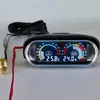 Indicador universal de voltaje 12V24V y temperatura del agua para automóviles, camiones y vehículos de construcción, indicador digital de temperatura del agua y voltímetro