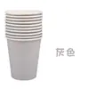 Taza de Papel Desechable Hecha a Mano DIY Taza de Papel Colorida Área de Innovación Ambiental Jardín de Infancia Niños Educación Temprana Rojo Blanco Metabo