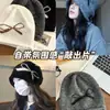 Gorro Slouchy Preto com Laço para Mulheres, Gorro de Tricô Grosso Quente de Inverno, Versátil e Estiloso, Faz o Rosto Parecer Menor, Chapéu para Clima Frio