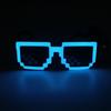 Fabricante Proporciona Gafas Luminosas de Mosaico LED para Fiestas de Cumpleaños, Gafas de Luz Fría con Destellos Transfronterizos para Bar Disco El