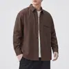 Camisa Casual de Manga Larga Retro Japonesa Nueva Otoño 2026 para Hombre Lyocell Lujo Ligero Estilo Minimalista Camisa Estilo Americano