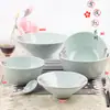 Noche de nieve Rojo melamina engrosada tazón para fideos comercial imitación porcelana sabor tazón para ramen tazón grande para sopa melamina resistente a caídas picante caliente Tazón