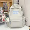 Mochila nueva de alto estilo japonés ins, fresca y dulce, para estudiantes de secundaria y preparatoria, bolsa escolar ligera para niñas, bolsa de hombro doble de gran capacidad