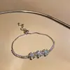Pulsera Popular de Malla Metálica Transfronteriza, Estilo Minimalista Europeo y Americano, Pulsera Trenzada con Cierre Deslizante, Accesorio de Mano Simple y Versátil