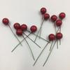 Dorado plateado Bola de burbujas Navidad Fruta roja Escarcha Baya Granada Fruta Pequeña Sha Fruta DIY Caja de dulces Accesorios hechos a mano Flor