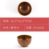 Tigela Japonesa de Madeira de Jujuba para Casa Tigela de Sopa Tigela Redonda para Arroz Tigela para Macarrão Tigela de Madeira Anti-Escaldante Tigela para Macarrão Instantâneo Tigela para Ramen
