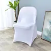 Fundas para Sillas Plegables de Comercio Exterior, Fundas Elásticas de Seda de Leche para Sillas de Eventos y Banquetes de Hotel, Fundas Completas para Asientos de Sillas Plegables Estilo Europeo