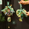 Decoraciones Nuevas para el Festival del Bote del Dragón 2026: Colgantes de abanico de bambú, Bolsitas para el Festival del Bote del Dragón, Colgantes para manijas de puerta y puertas de entrada, Decoración ambiental