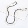 Collar de perlas para hombre con costuras multicapa de acero inoxidable desmontable, estilo hip hop europeo y americano, de Amazon y eBay.