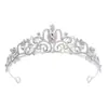 Coroa elegante de noiva Mori Super fada cocar conjunto de três peças novo colar acessórios de casamento brincos de aniversário casamento mulheres