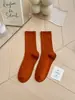 Calcetines de Colores para Niños Ins Súper Fire Morado Naranja Rojo Rosa Calcetines Medios Calcetines de Danza Moderna con Pantalones de Tiburón