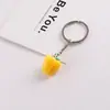 Explosiones Transfronterizas Simulación Colgante Llavero de Pimienta Tridimensional DIY Hecho a Mano Bolso Casero Colgante para Funda de Auriculares